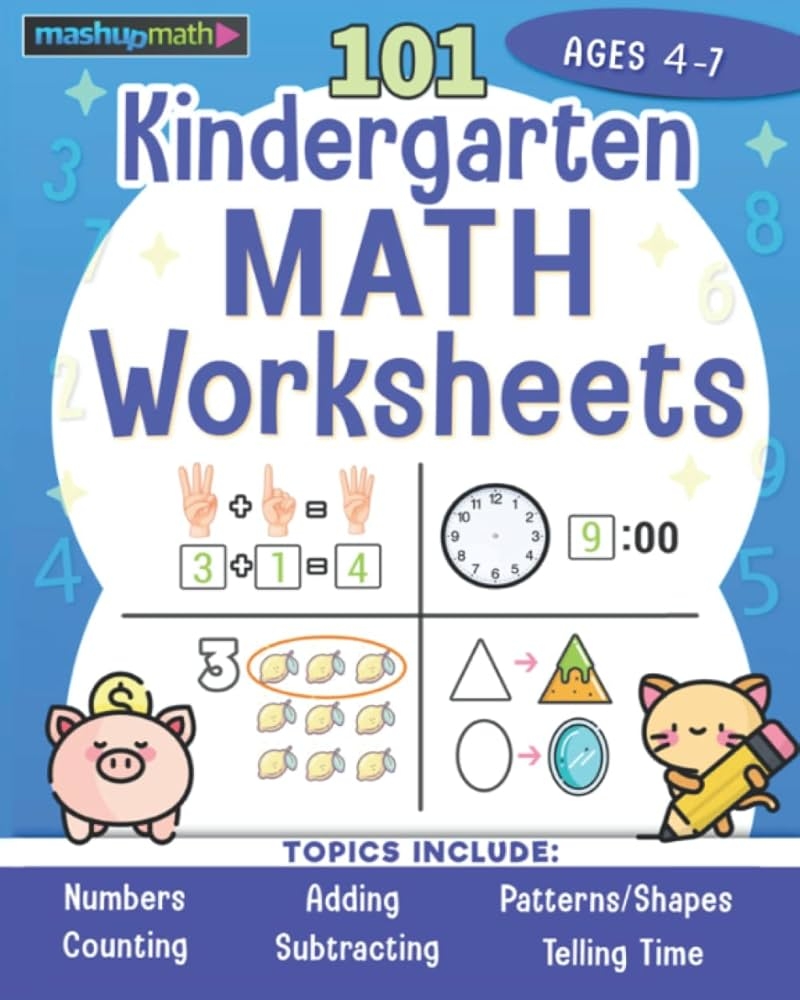 101 Kindergarten Math Worksheets Book Super Fun Math Activities For Kindergarten And Pre K Students 101 Kindergarten Math Worksheets Book Super Fun Math Activities For Kindergarten And Pre K Students