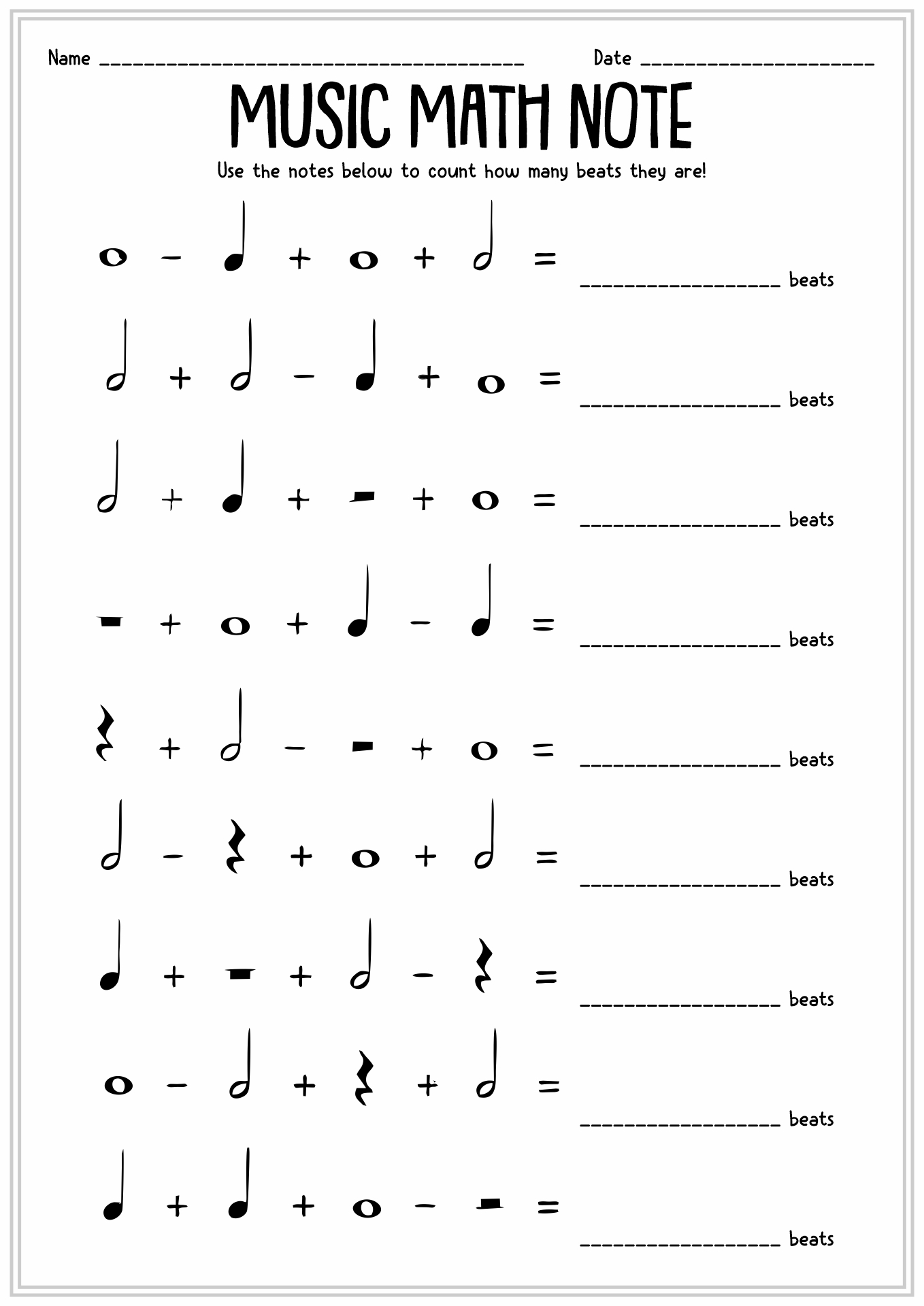11 Music Theory Worksheets Note Value Free PDF At Worksheeto 11 Music Theory Worksheets Note Value Free PDF At Worksheeto