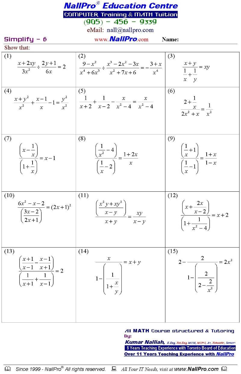 12th Grade Math Worksheets U0026 Printables Study Worksheets 