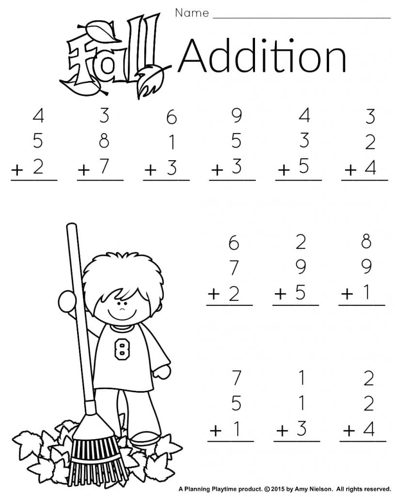 Free Printable Math Worksheets 1st Grade