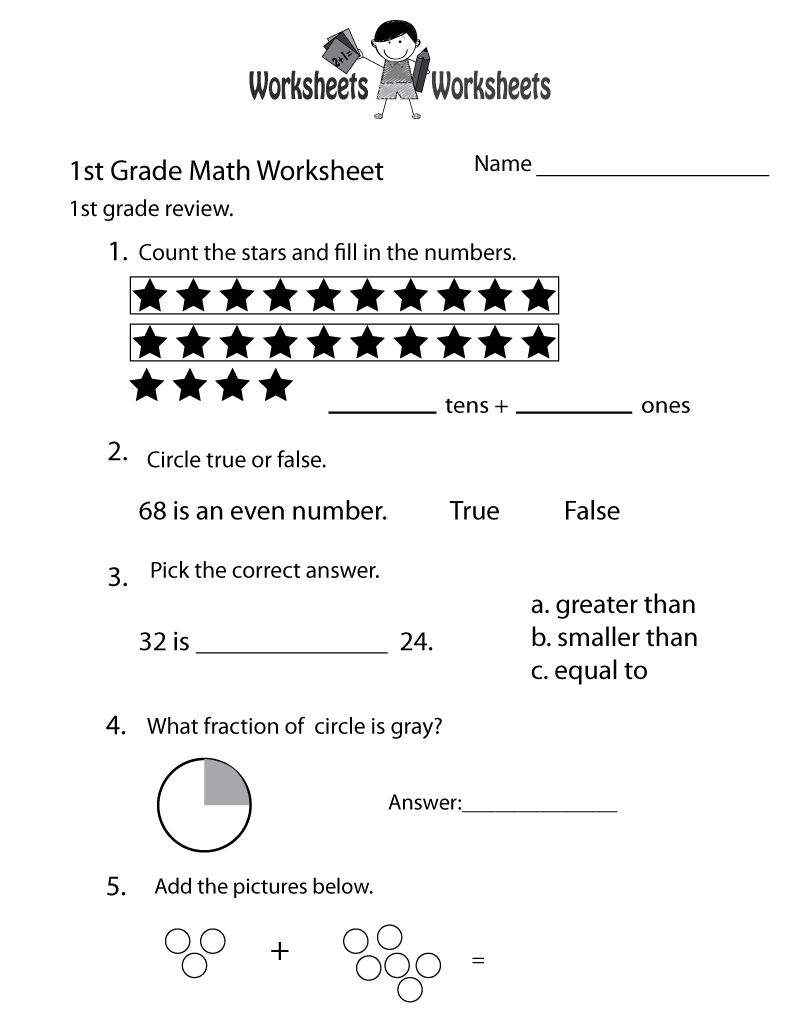 Grade 1 Math Worksheets Printable Free Grade 1 Math Worksheets Printable Free