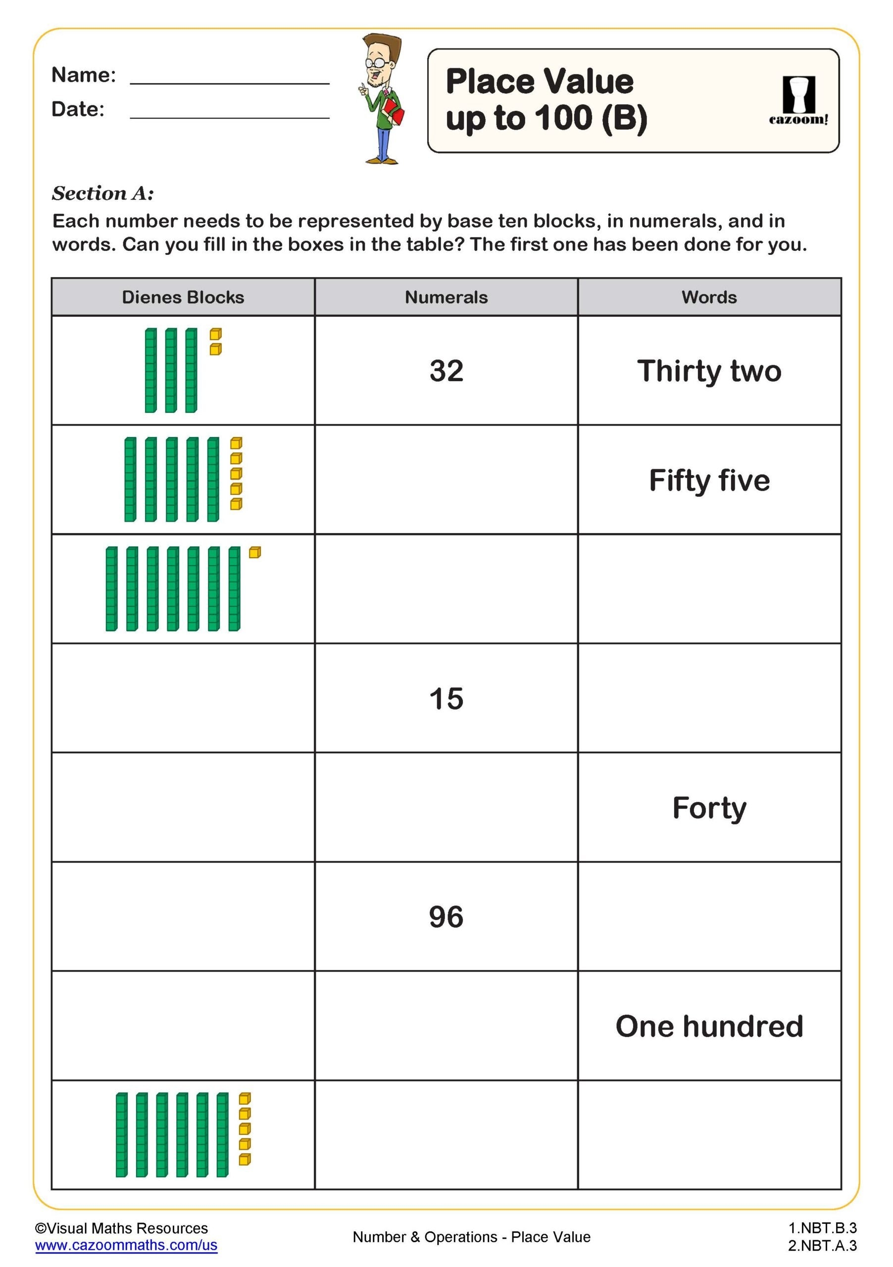 Math Worksheets Grade 1 Free Printables