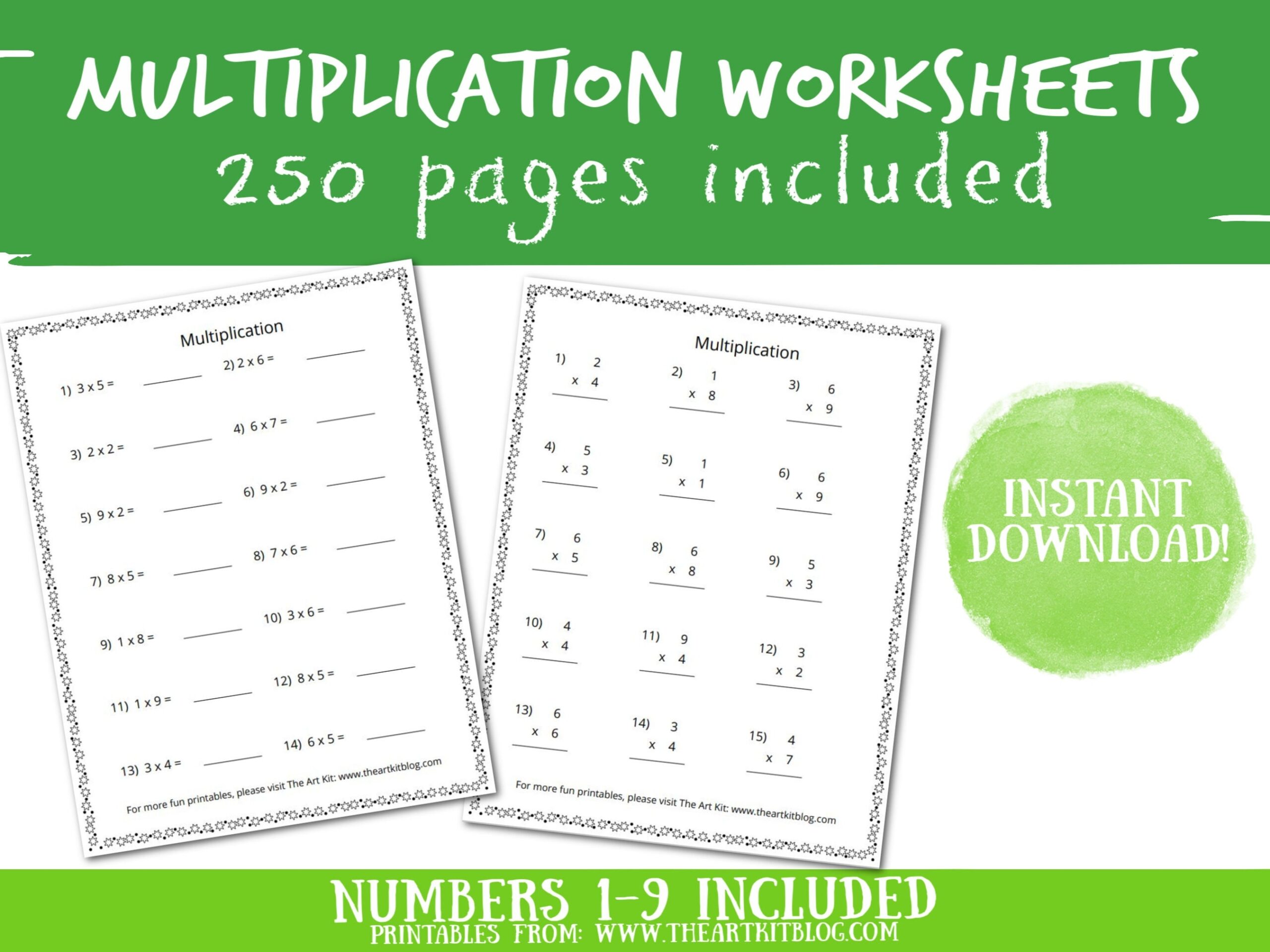 Free Printable Fourth Grade Multiplication Worksheets Free Printable Fourth Grade Multiplication Worksheets