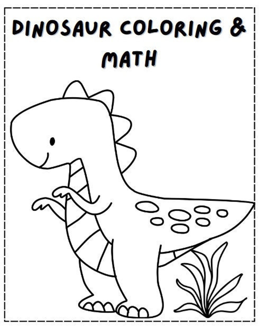 23 Dinosaur Math Coloring Pages dino Coloring Sheets preschool 