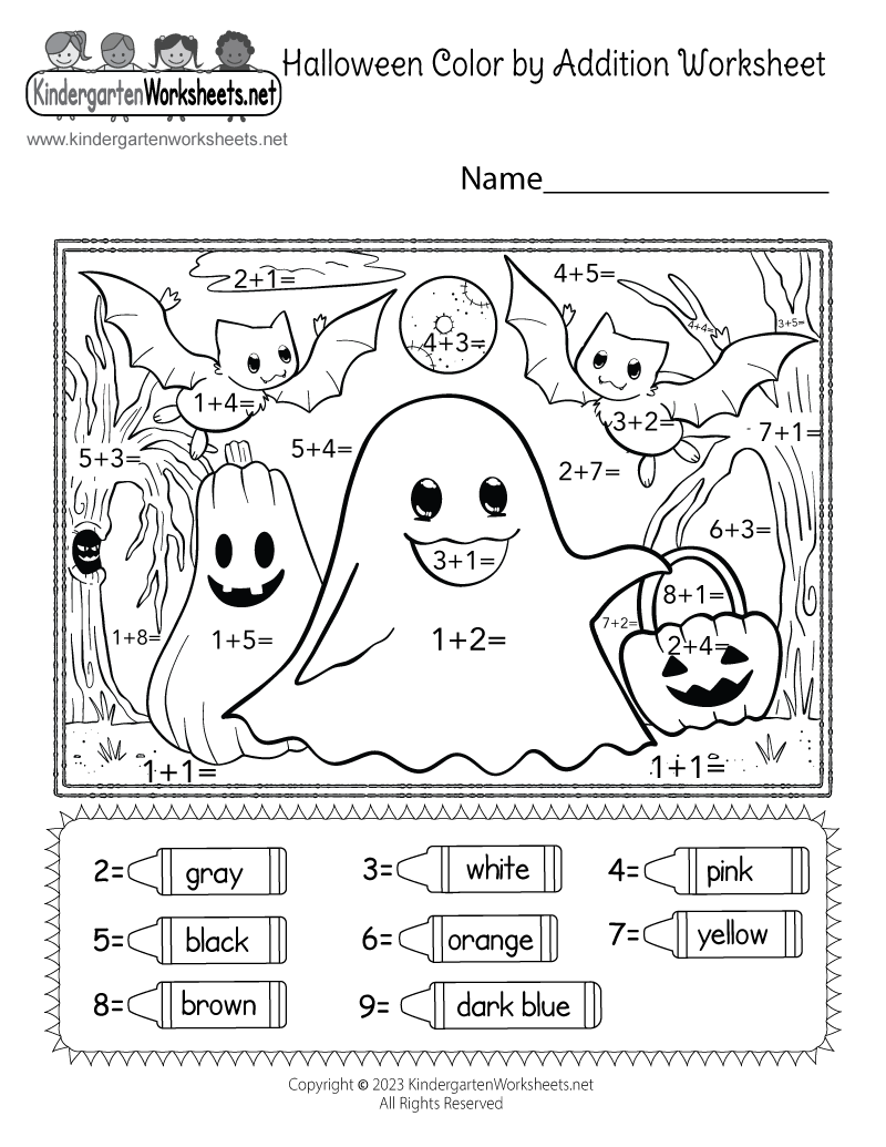 3 Free Halloween Math Worksheets For Kindergarten And Preschool Worksheets Library