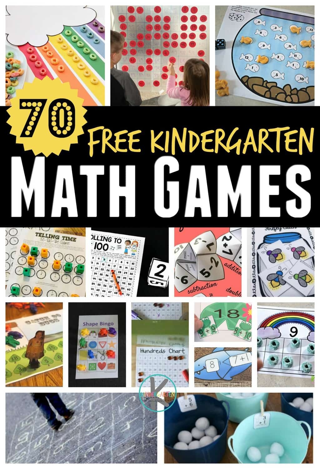 Preschool Maths Games Printable