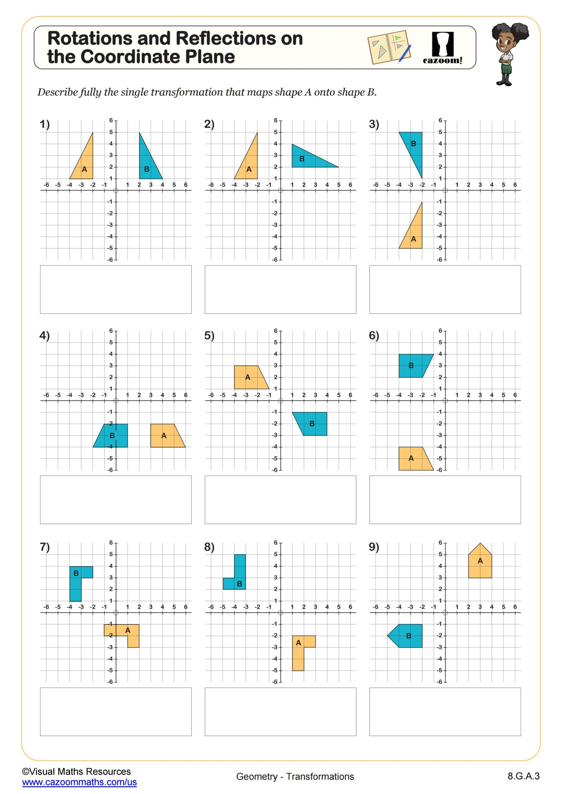 Free Printable Grade 8 Math Worksheets