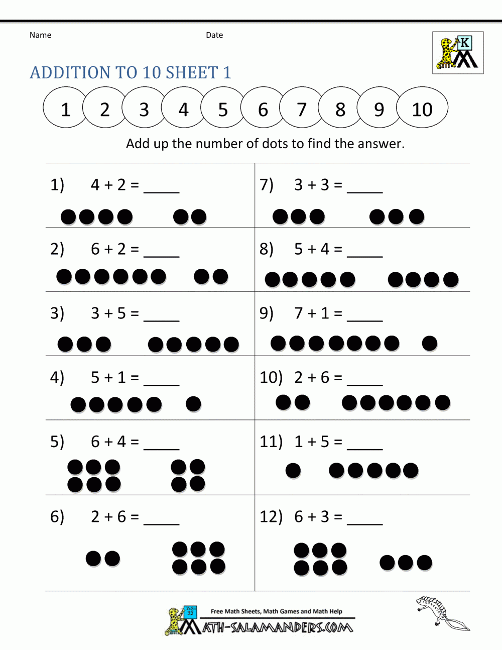 Addition And Subtraction Worksheets For Kindergarten Addition And Subtraction Worksheets For Kindergarten