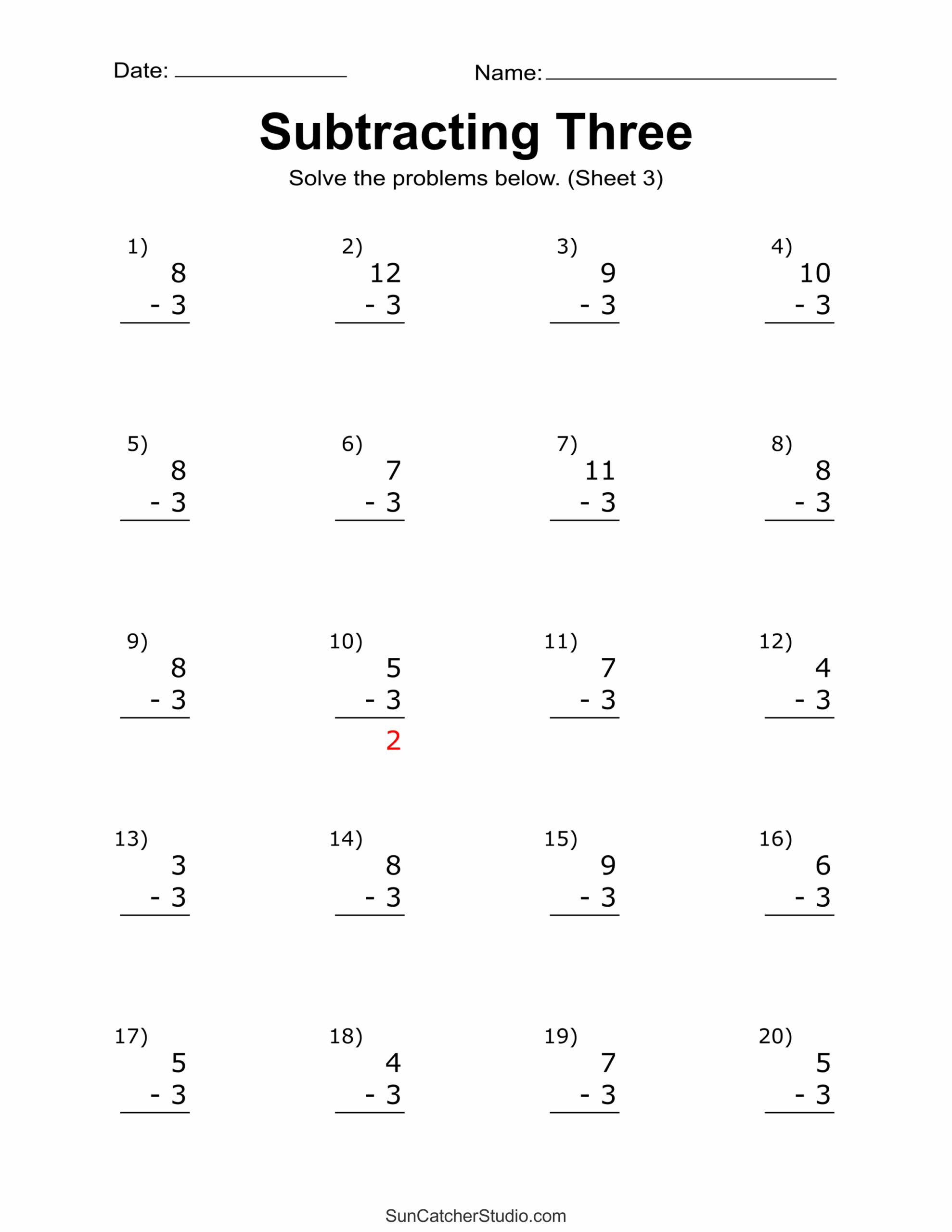 Addition And Subtraction Worksheets For Kindergarten Worksheets Library