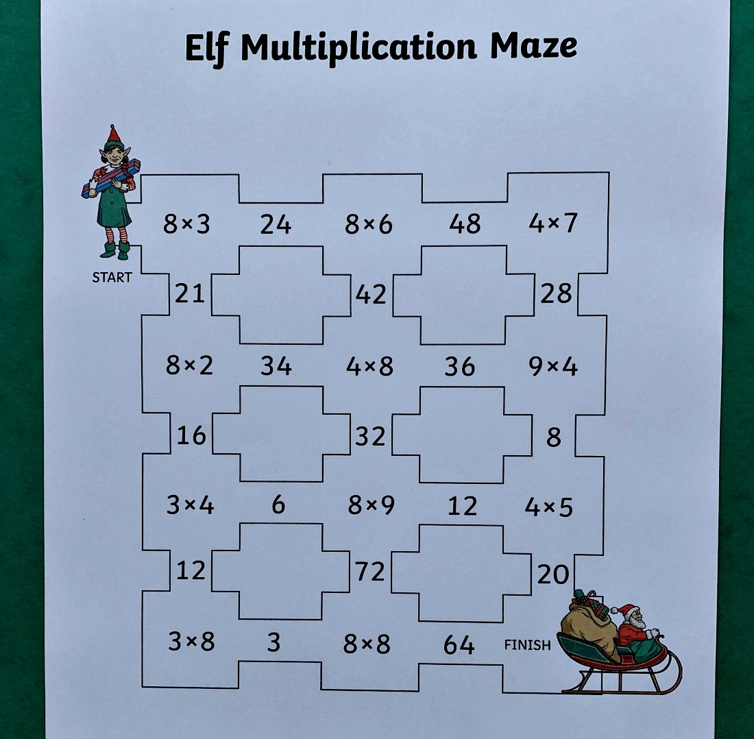 Christmas Maths Mystery Pages From Twinkl Ofamily Learning Together