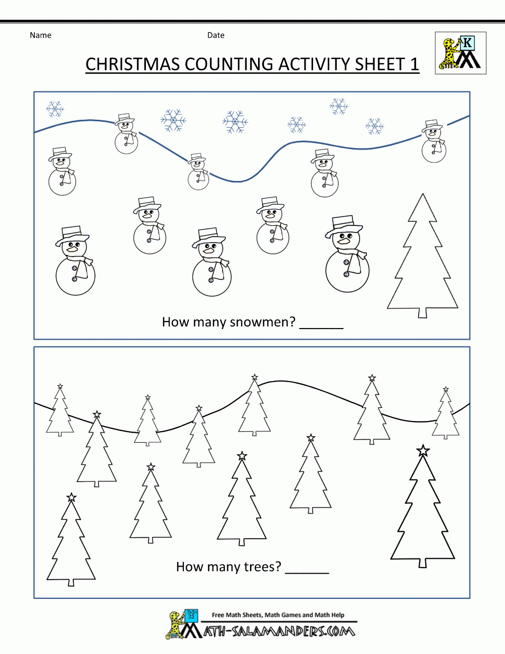 Free Printable Christmas Maths Worksheets Ks2