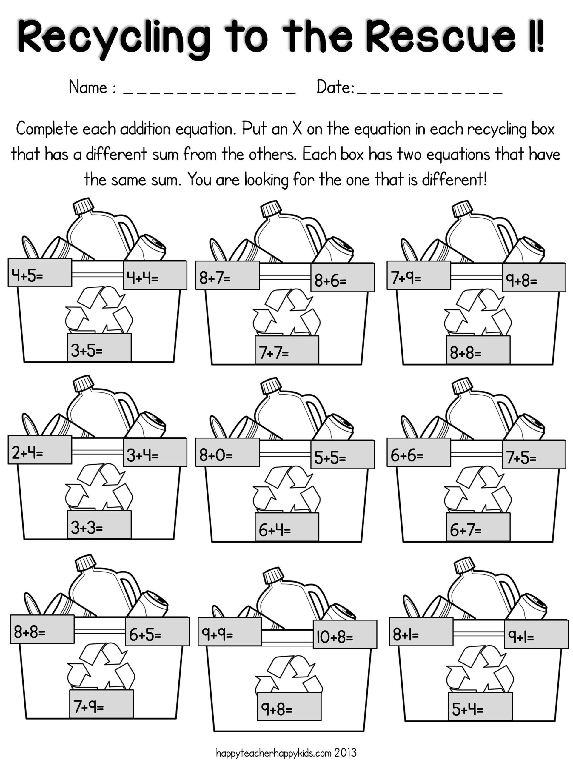 Earth Day Activities For Kindergarten First Grade U0026 Second Grade 
