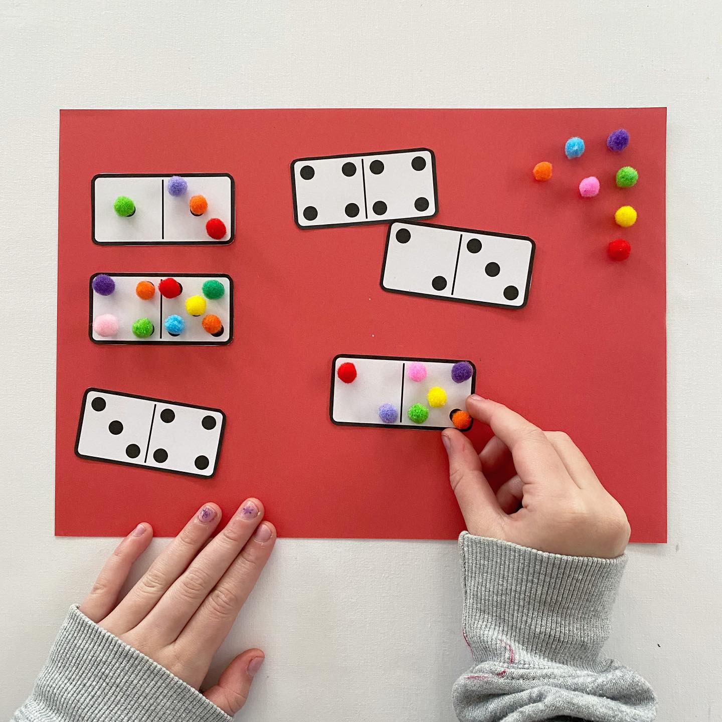 Dominoes Math Game Preschool Printable Activities