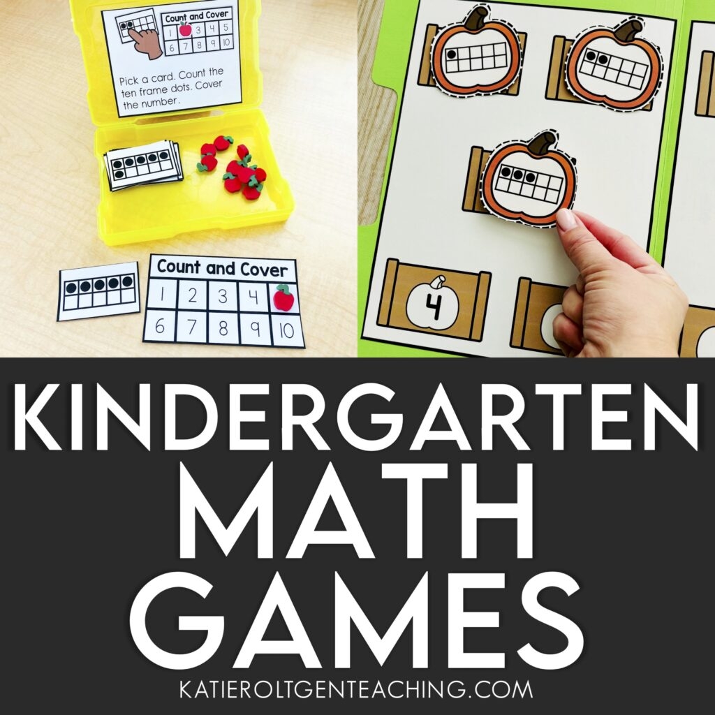 Engaging Math Games For Kindergarten That Make Learning Fun Katie Roltgen Teaching