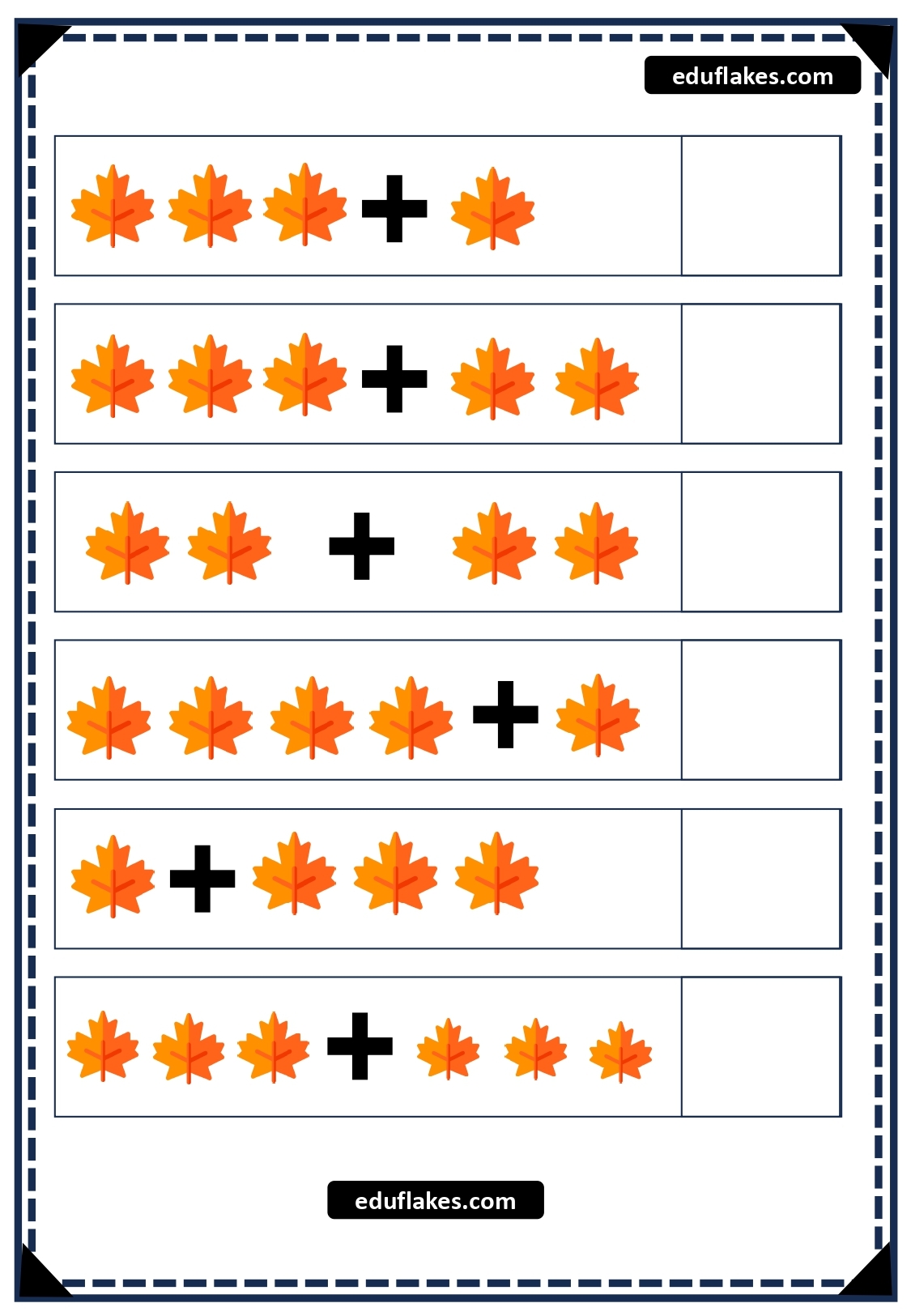 Preschool Math Addition Worksheets Free Printable
