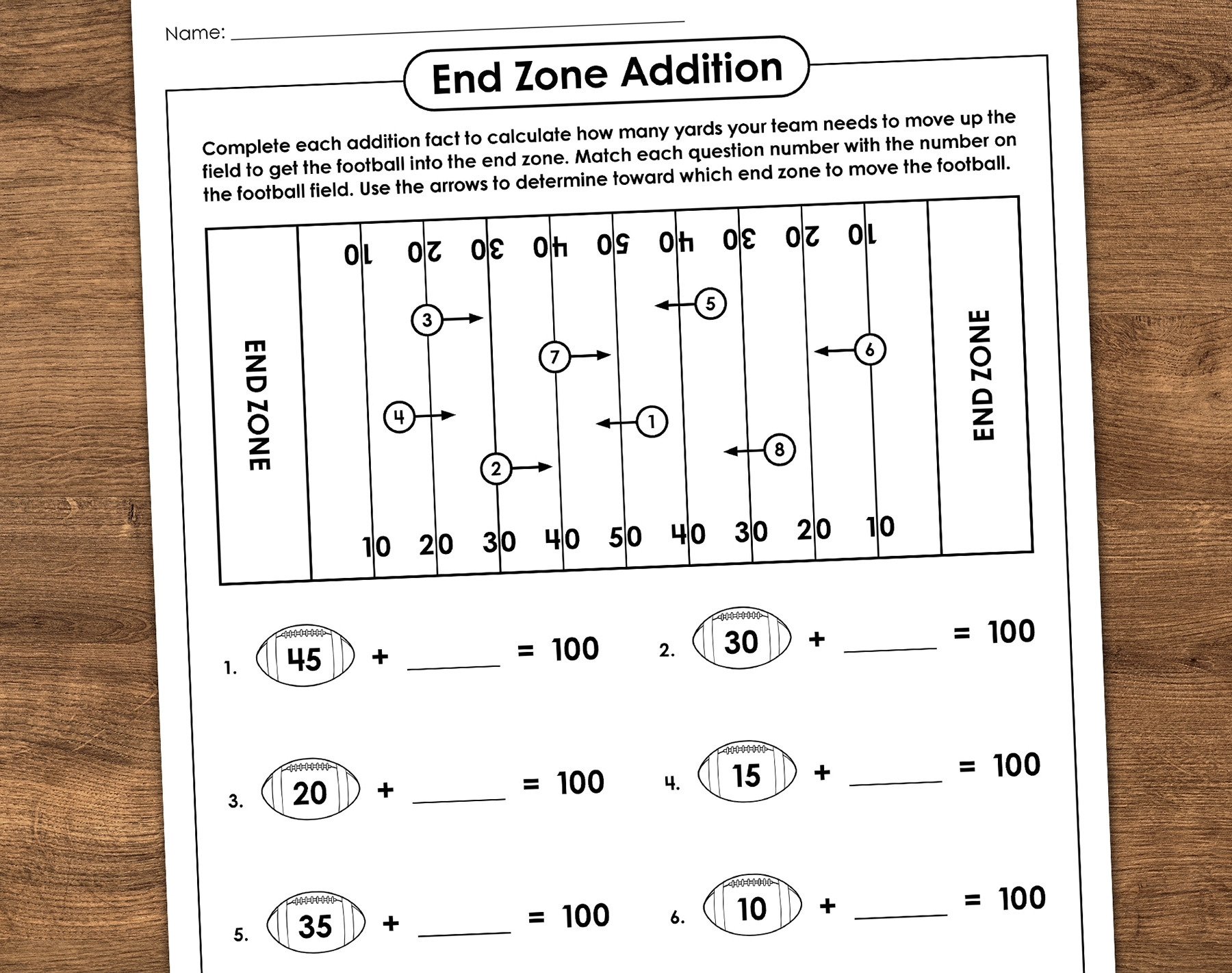 Football Math Facts