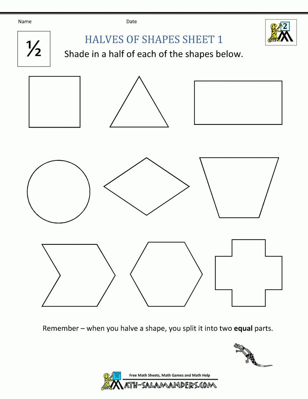 Free Printable Math Worksheets On Reducing