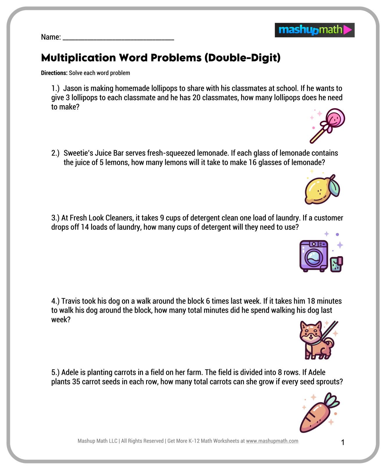 Multiplication Worksheets Grade 5 Free Printable