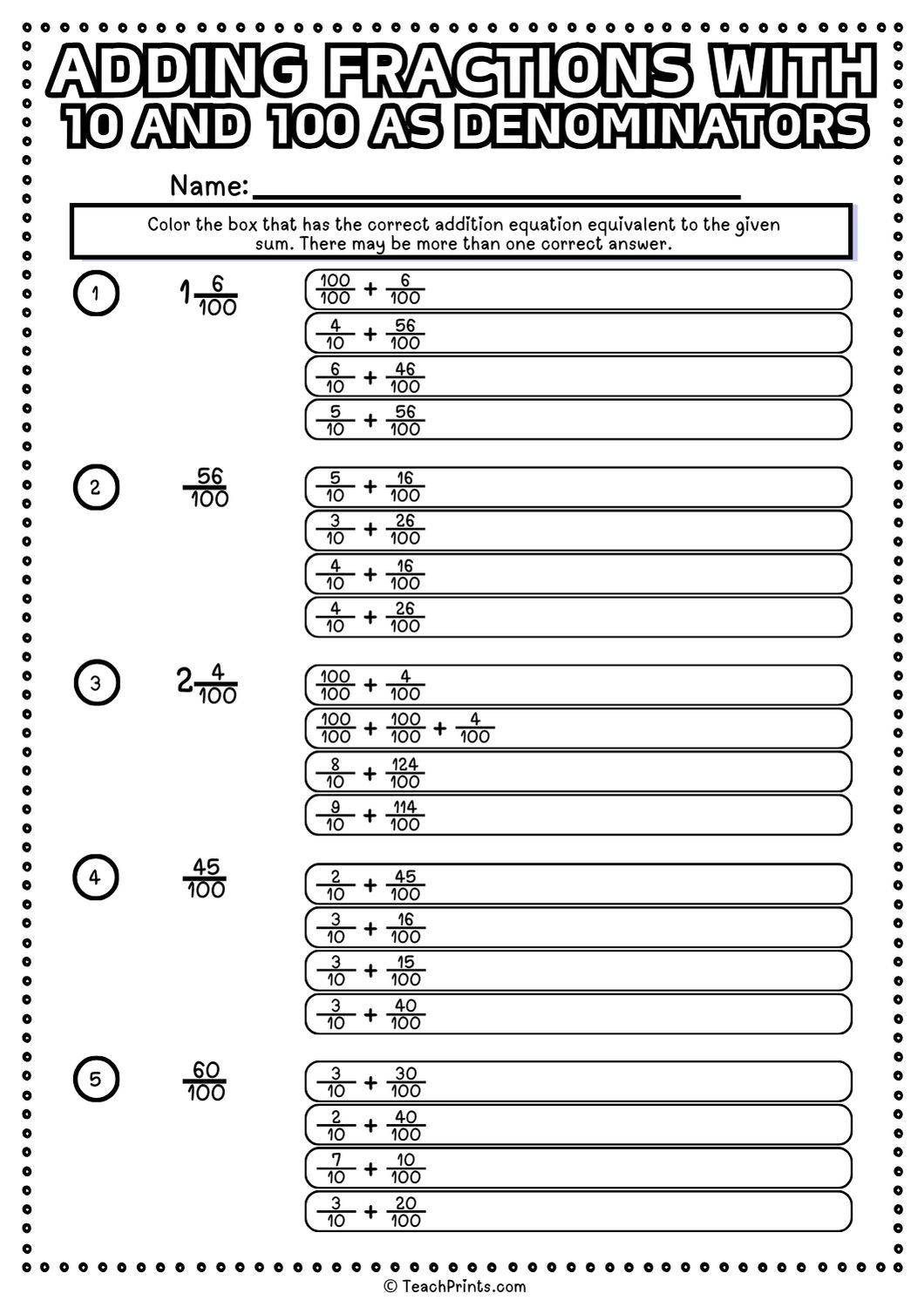 Free Printable Math Worksheets Adding Fractions Free Printable Math Worksheets Adding Fractions