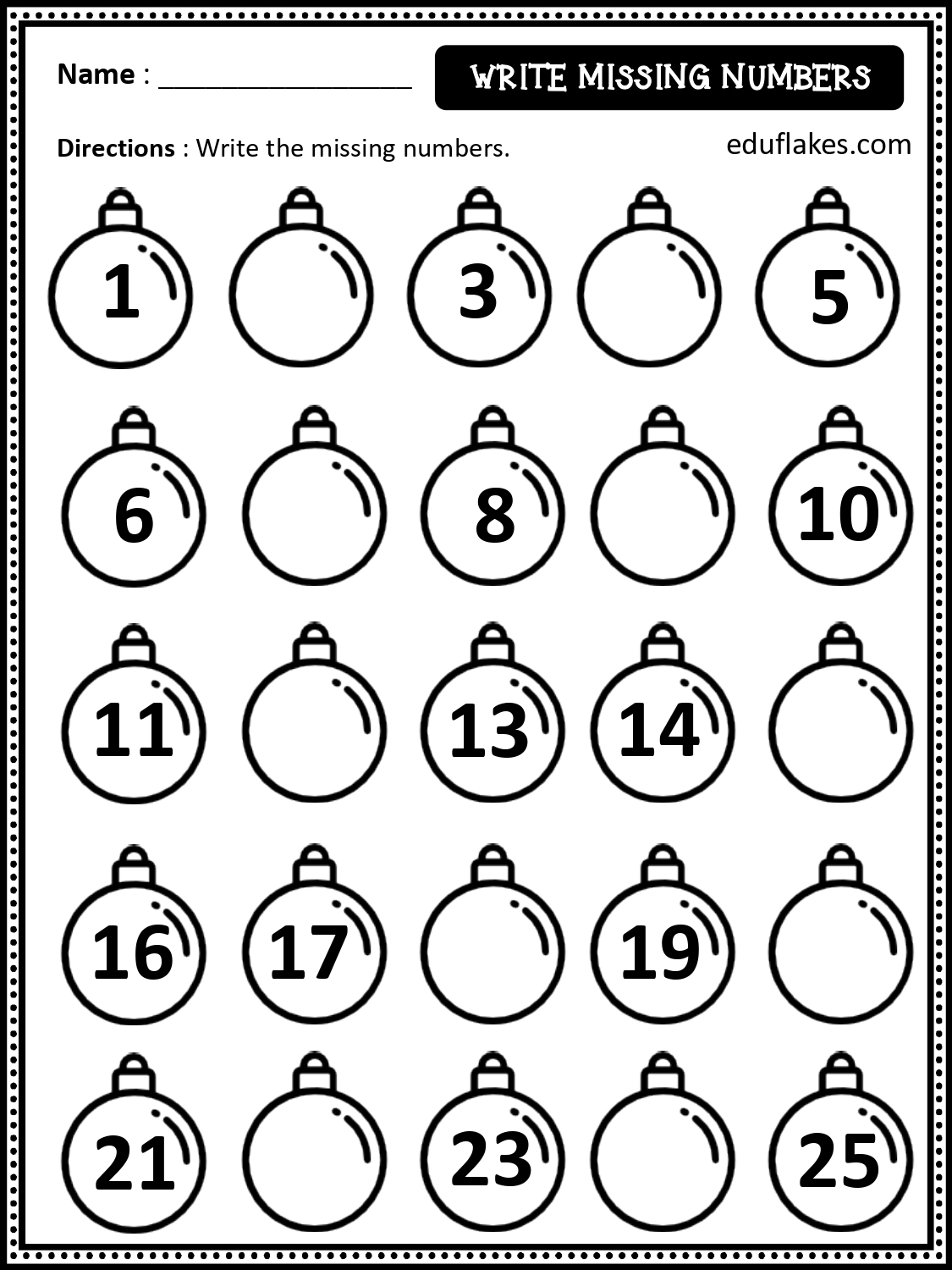 Preschool Math Worksheets Free Printable
