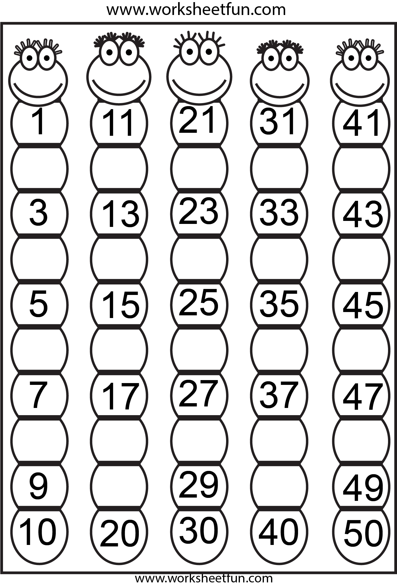 Printable Math Kindergarten Worksheets