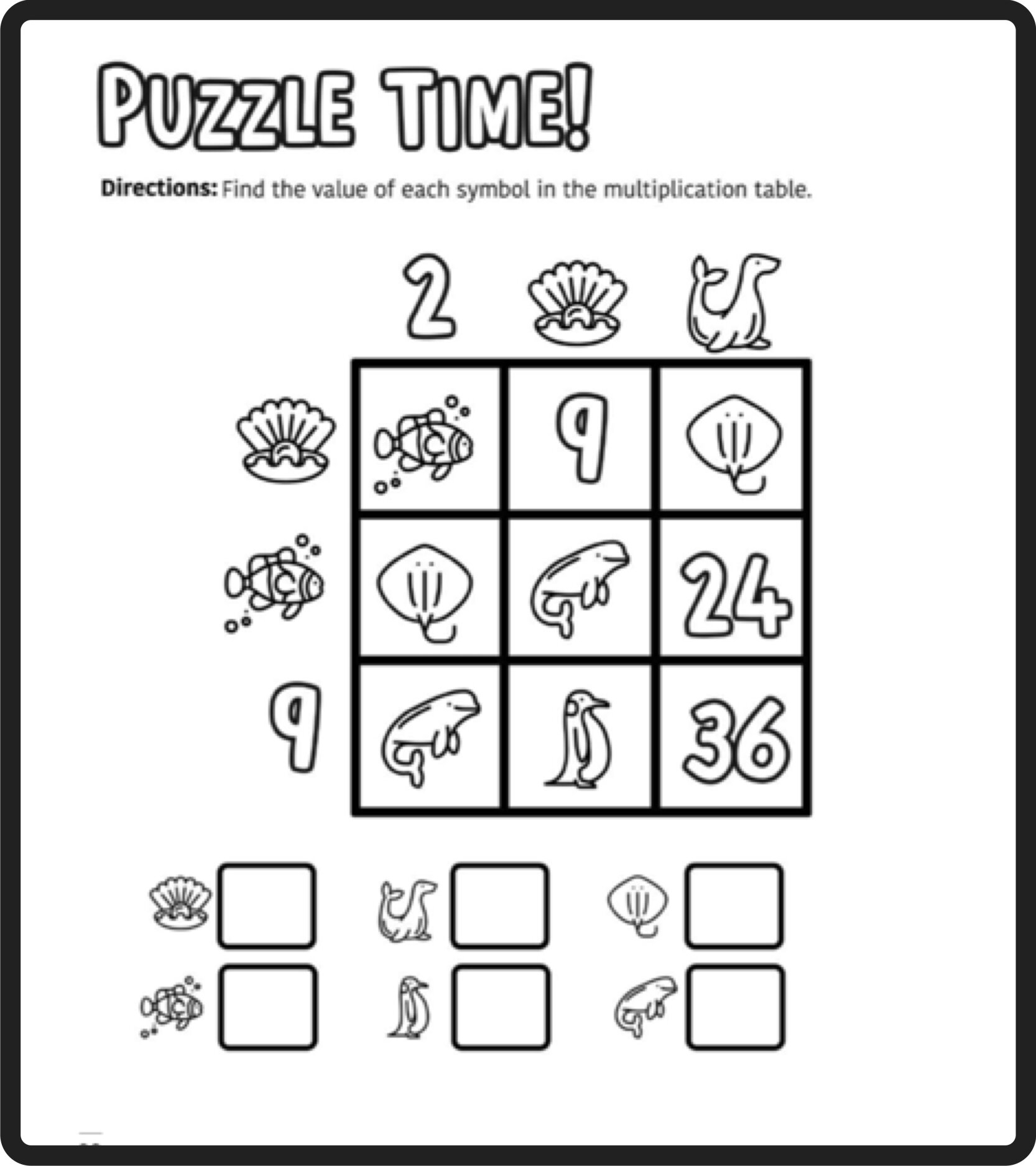 Free Printable Math Brain Teaser Worksheets