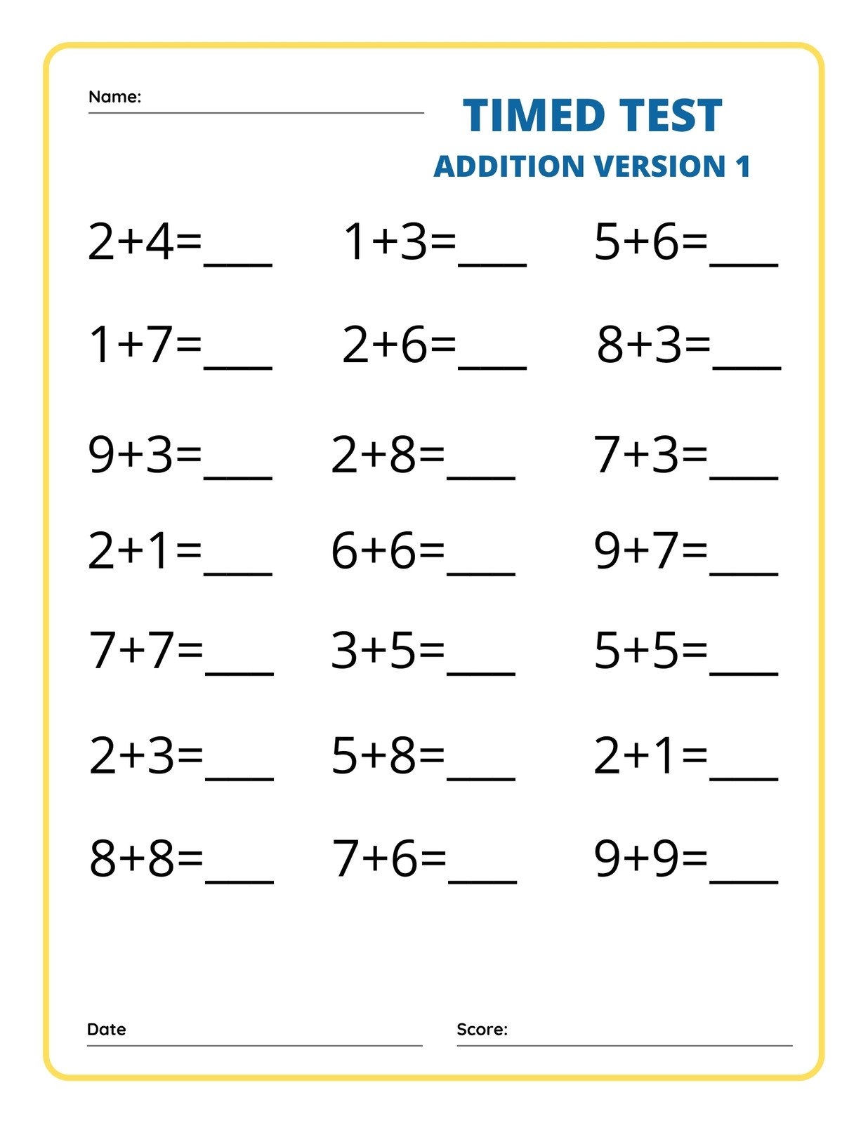 Free Math Test Worksheet Download Free Math Test Worksheet Png Images Free Worksheets On Clipart Library