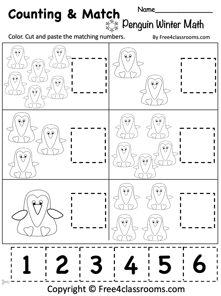 Pre K Free Printable Worksheets Math