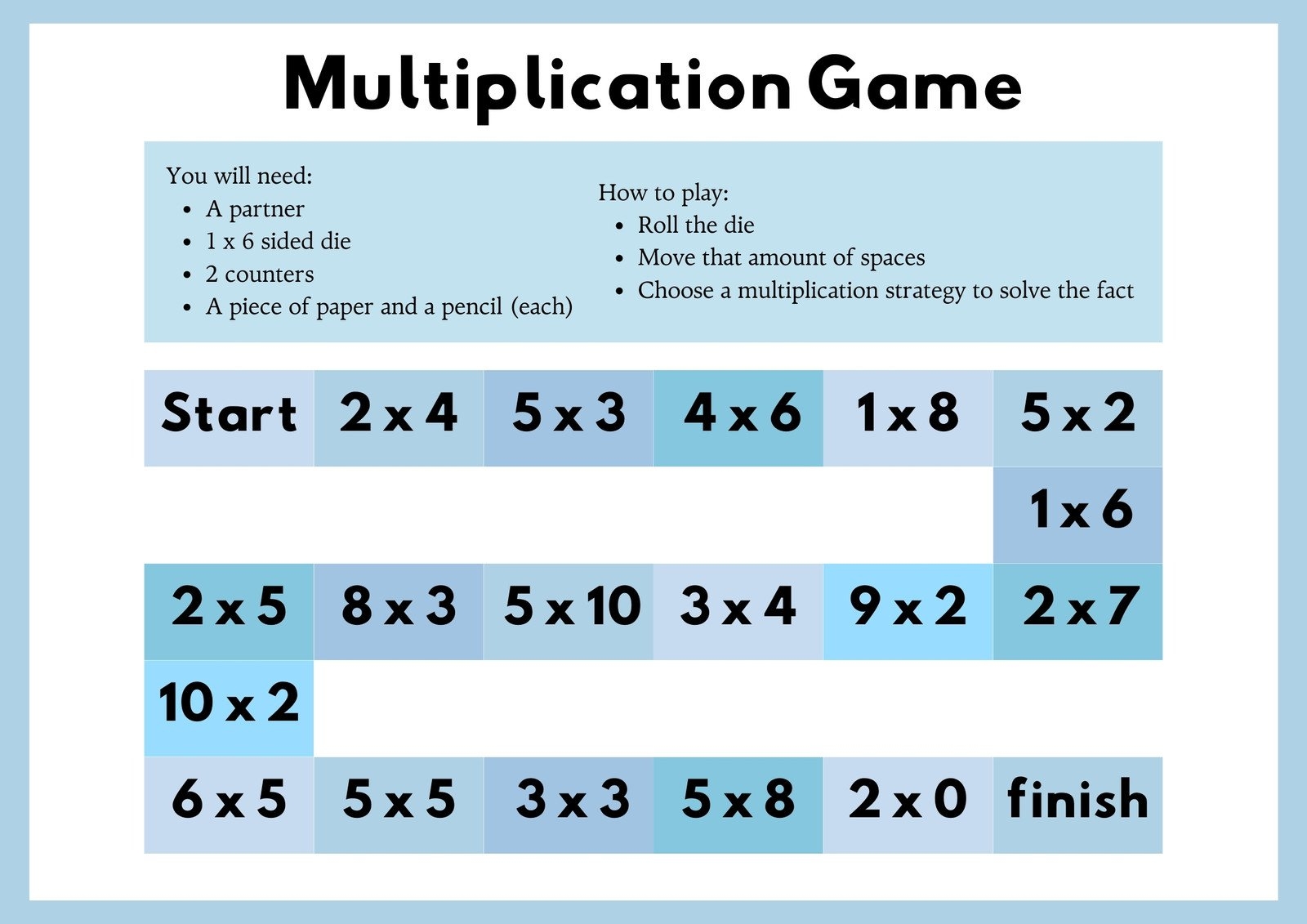 Free Printable Multiple Choice Math Worksheets