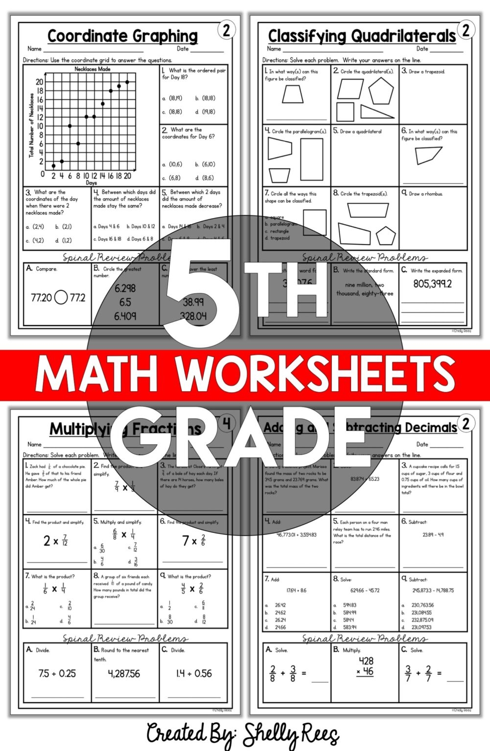 Math Worksheets Free Printable
