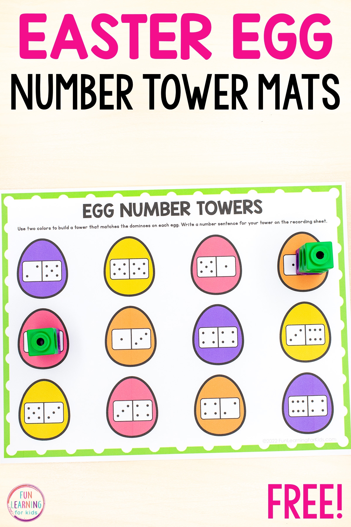 Easter Math Printable Preschool