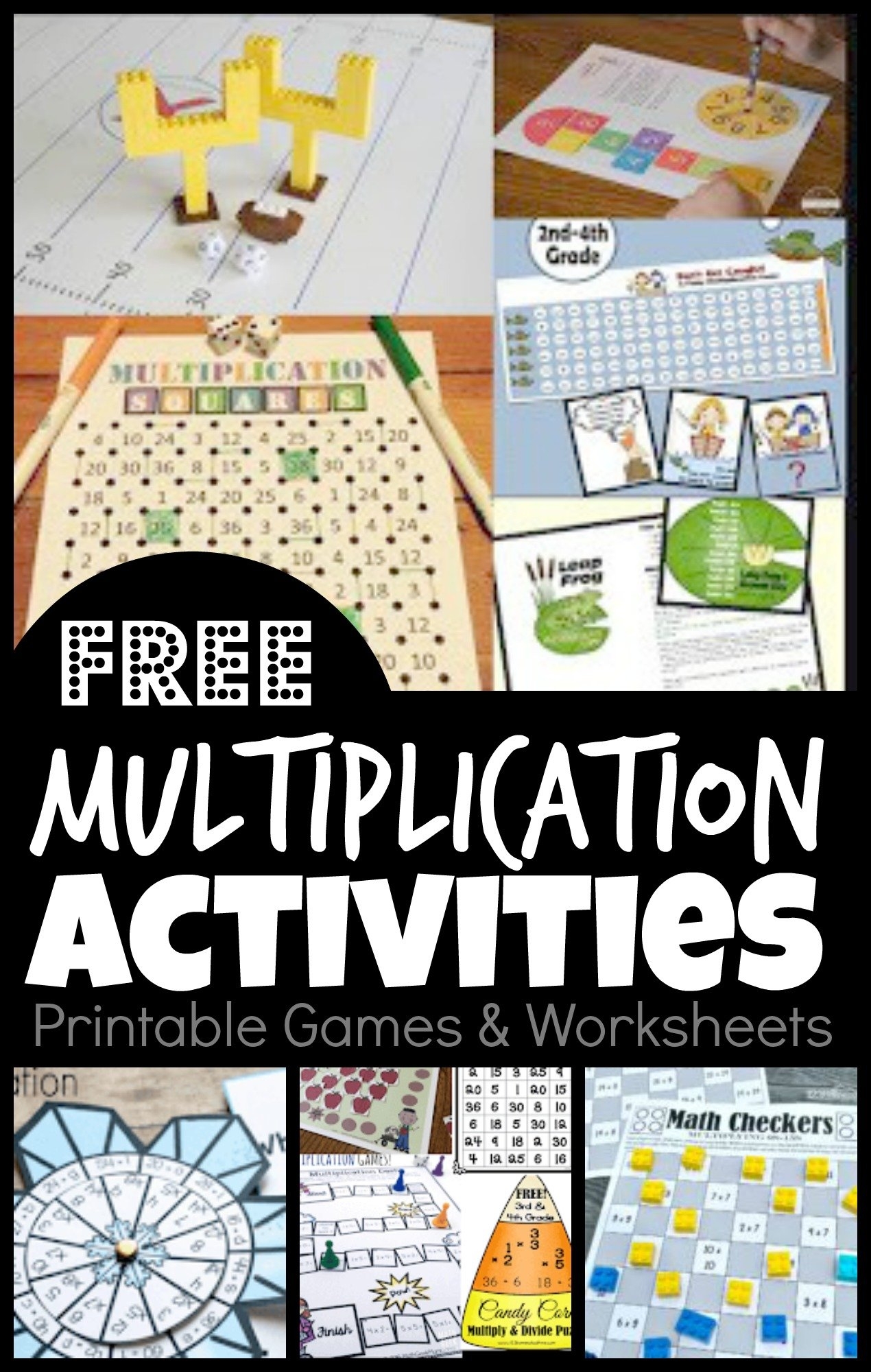 FREE Printable Multiplication Games And Activities FREE Printable Multiplication Games And Activities