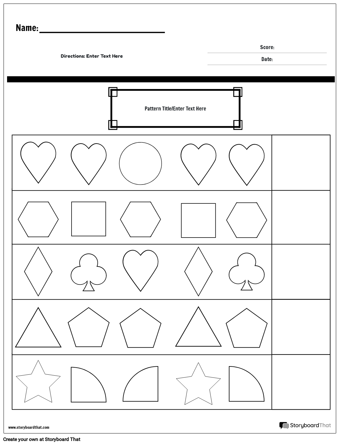 Free Printable Kindergarten Math Pattern Worksheets Free Printable Kindergarten Math Pattern Worksheets