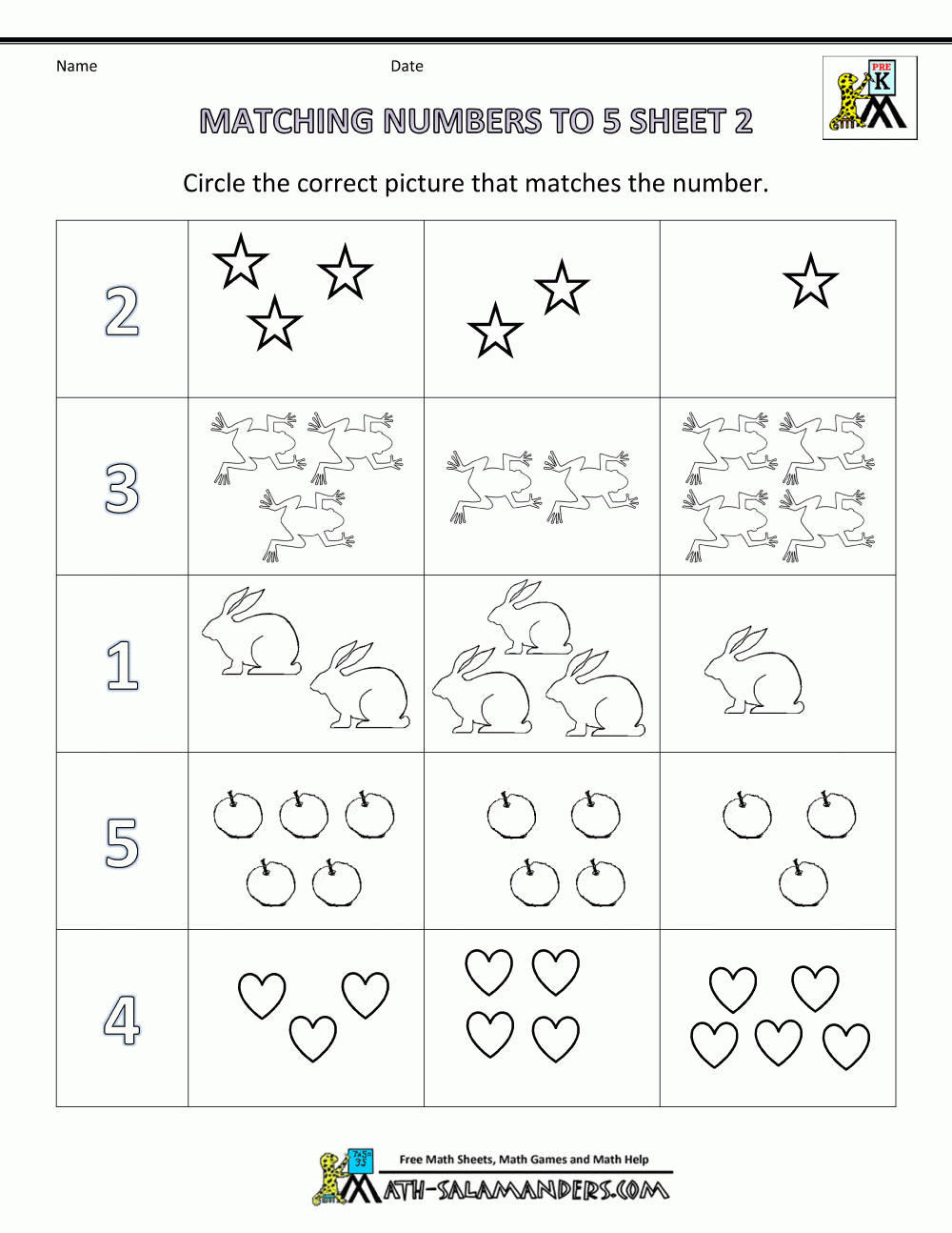 Free Printable Preschool Thanksgiving Math Worksheets Worksheets 