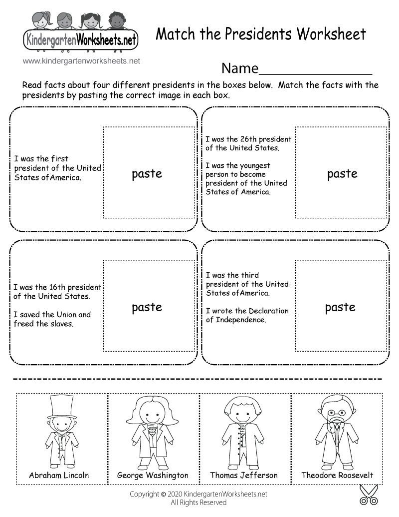 FREE Printable Presidents Day Worksheets And Activities Worksheets Library