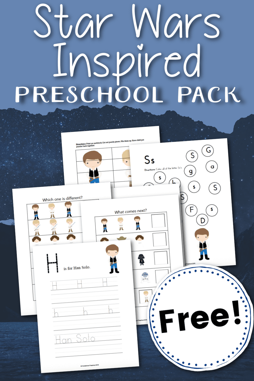 Free Printable Star Wars Math Worksheets