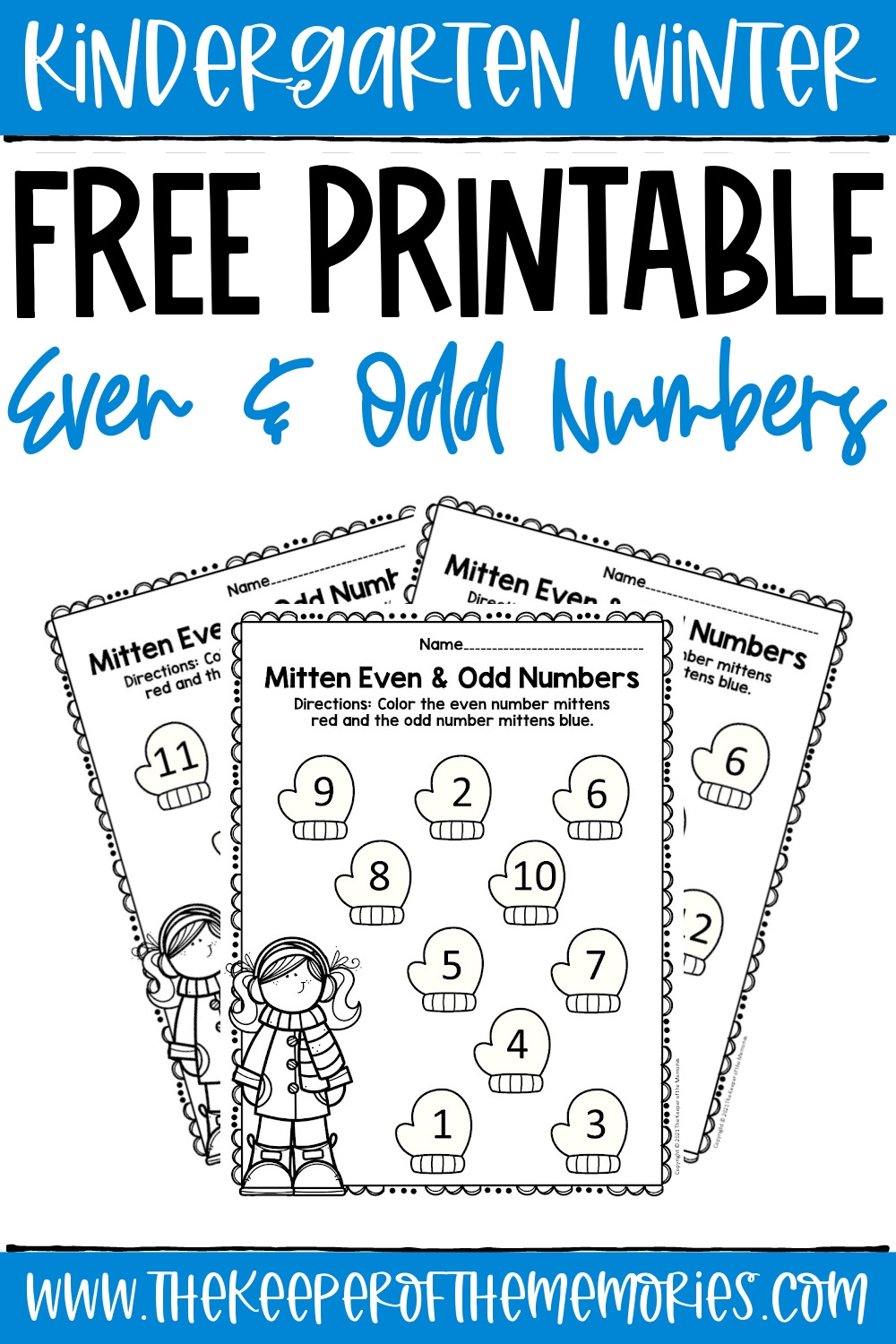 Free Printable Winter Math Worksheets The Keeper Of The Memories
