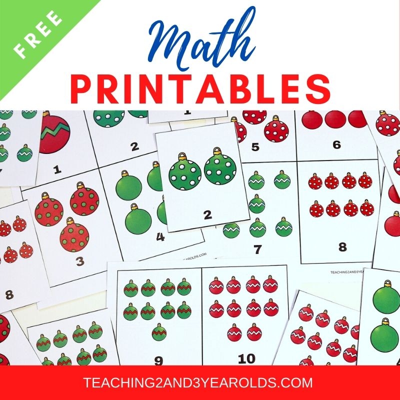Free Printable Math Worksheets For Toddlers