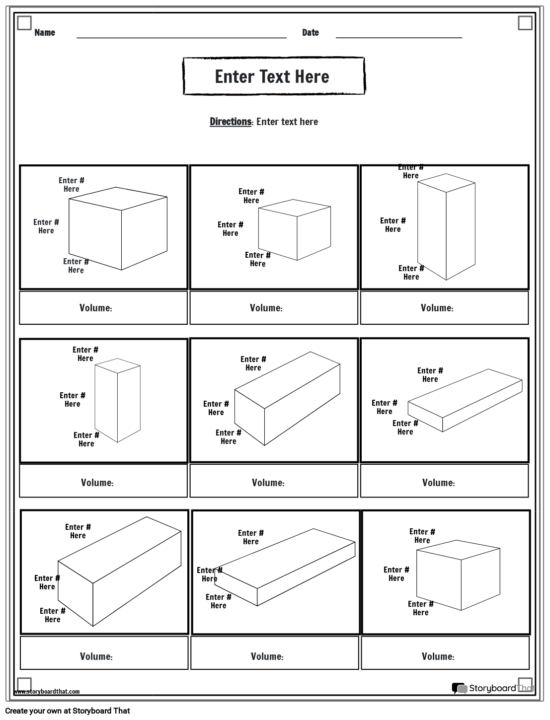 Free Volume Worksheets Surface Area U0026 Finding Volume Free Volume Worksheets Surface Area U0026 Finding Volume
