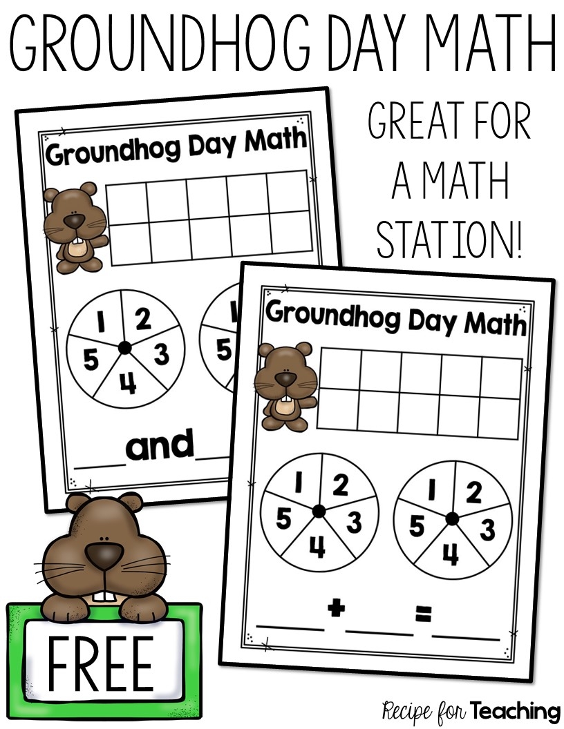 Groundhog Day Math Recipe For Teaching