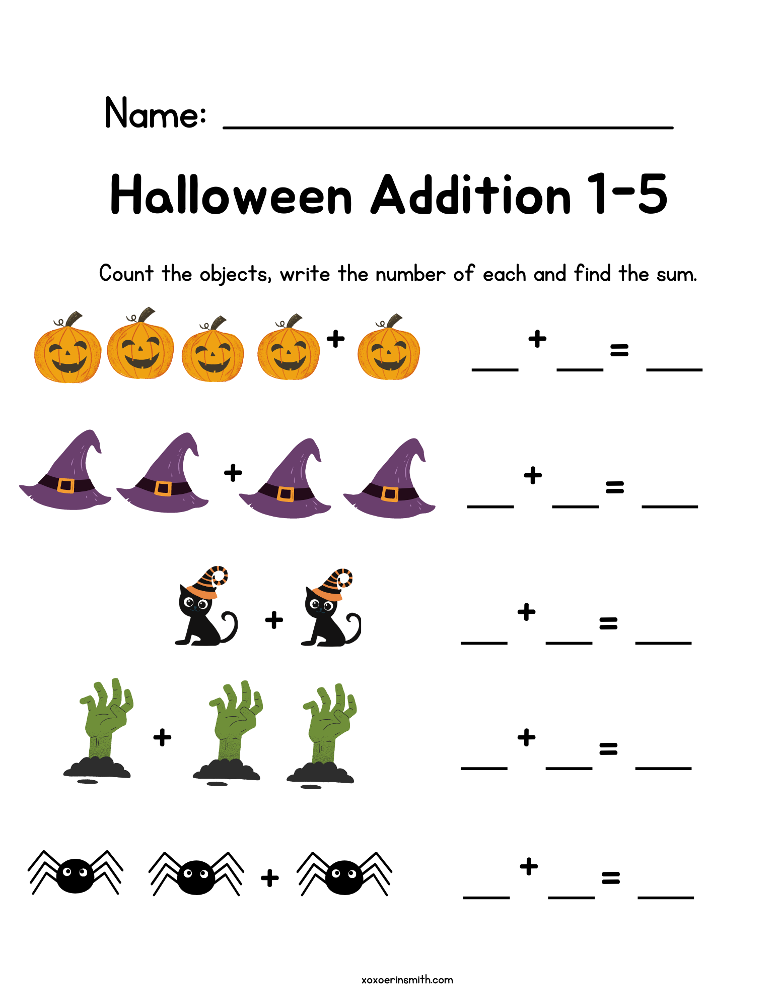 Free Printable Halloween Maths Worksheets Free Printable Halloween Maths Worksheets
