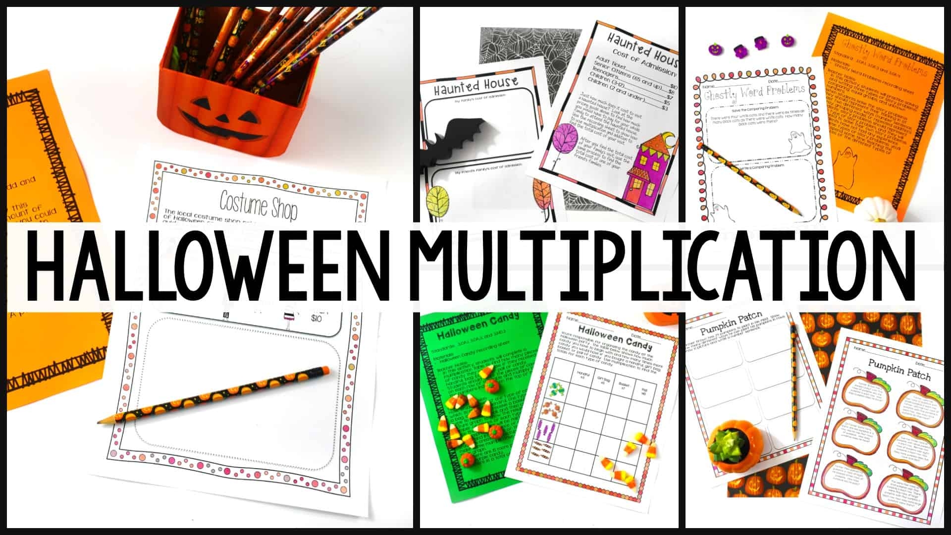 Halloween Multiplication Worksheets Free Printable