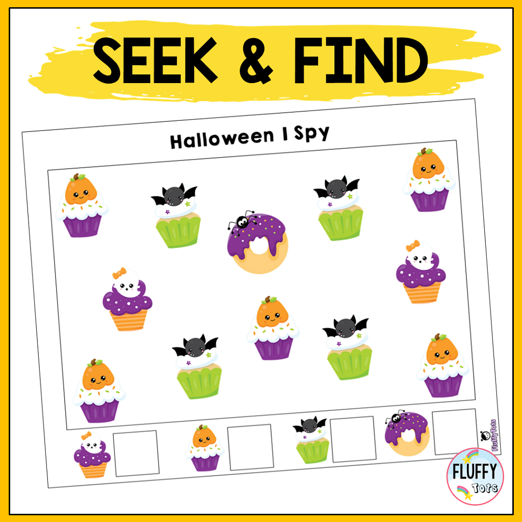 Halloween Preschool Math Games Printables