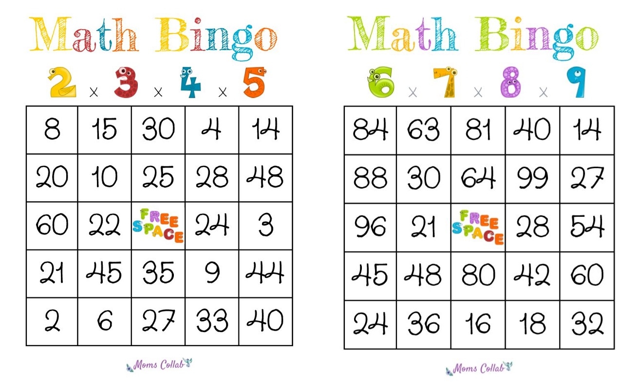How To Make A Math Bingo Game To Help Kids Learn Arithmetic How To Make A Math Bingo Game To Help Kids Learn Arithmetic