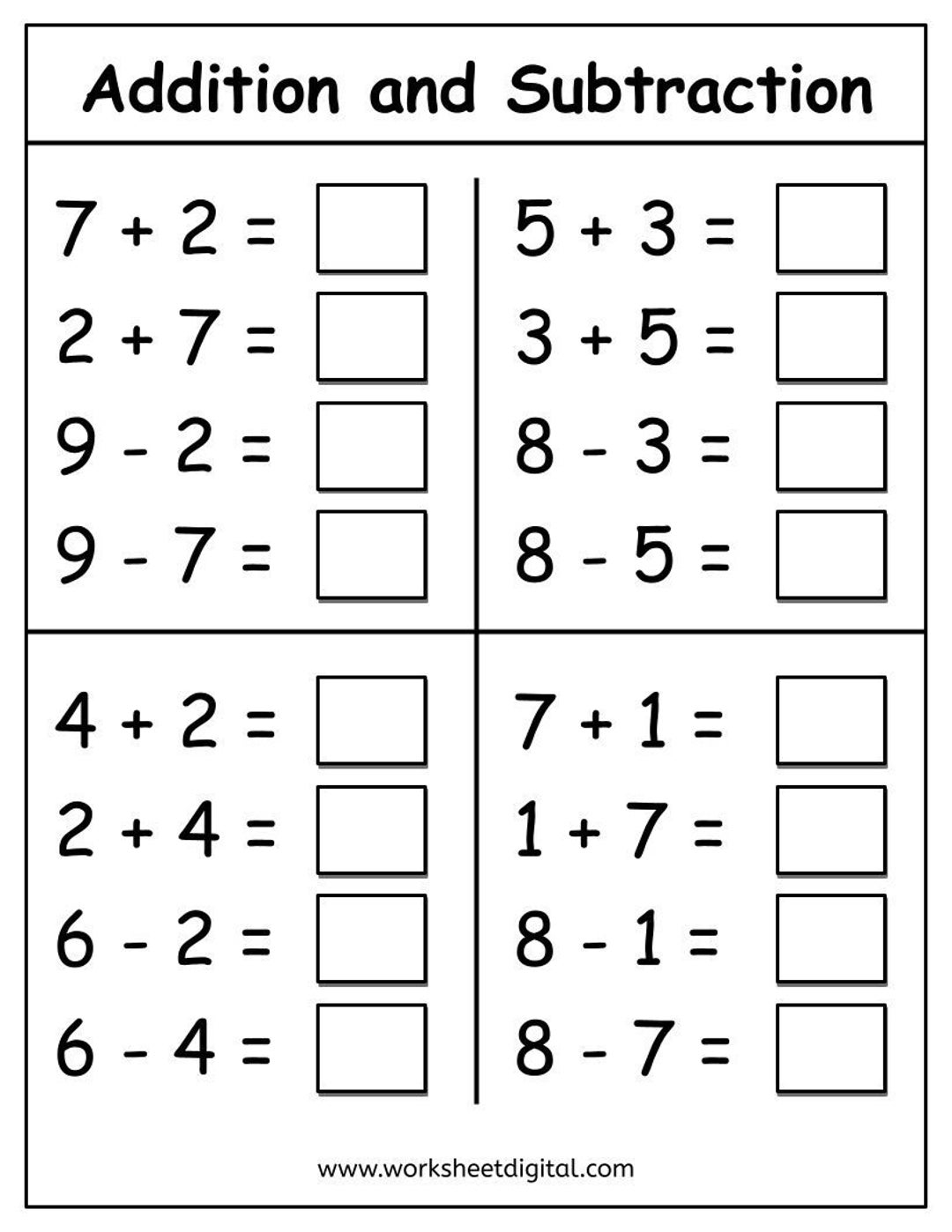 Kindergarten Addition Worksheets Grade 1 Math Worksheets Number Fact Family Addition Printable Adding Numbers Mathematics Worksheet Etsy Kindergarten Addition Worksheets Grade 1 Math Worksheets Number Fact Family Addition Printable Adding Numbers Mathematics Worksheet Etsy