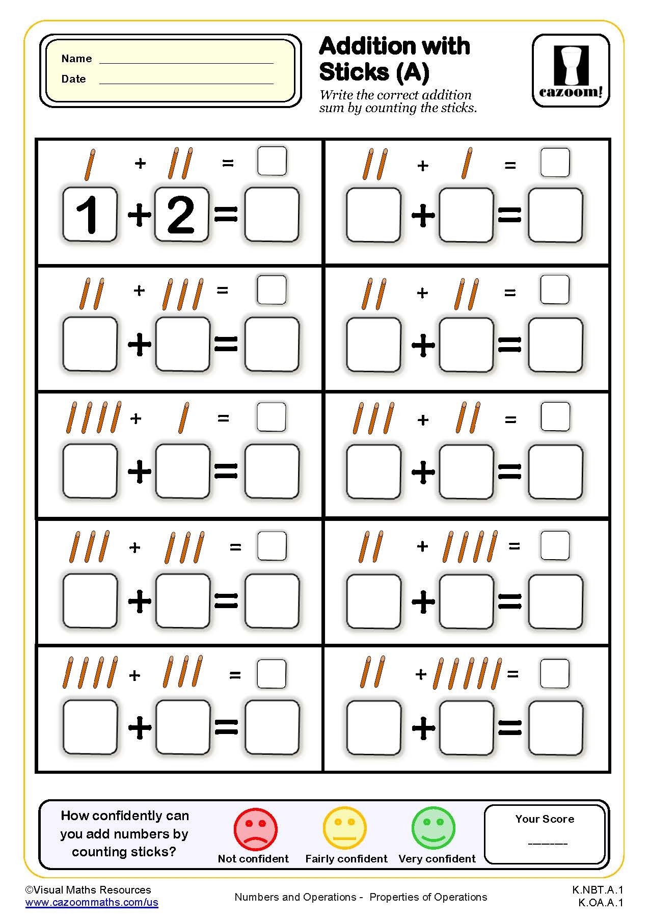 Kindergarten Math Worksheets Free