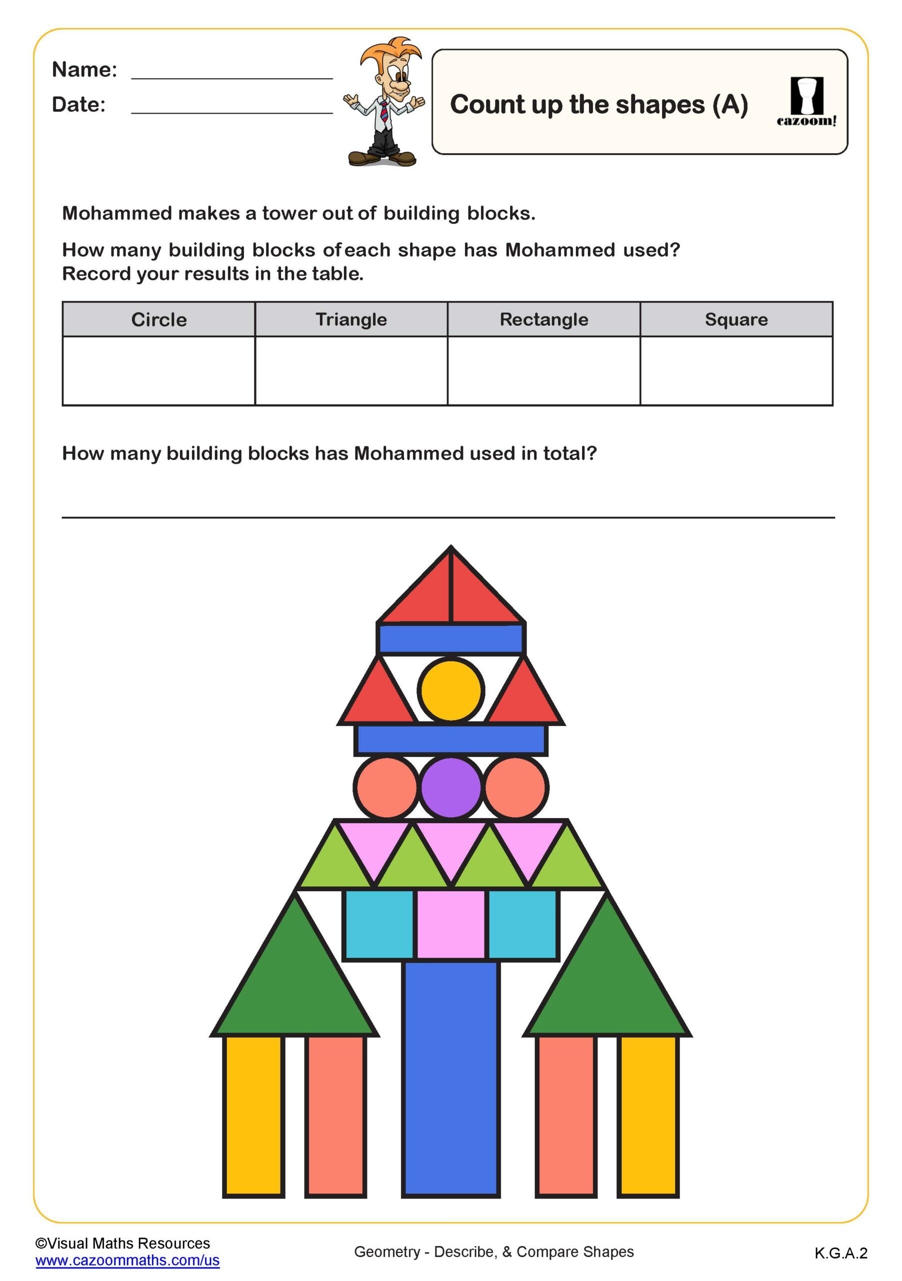 Kindergarten Math Worksheets PDF Printable PDF Worksheets