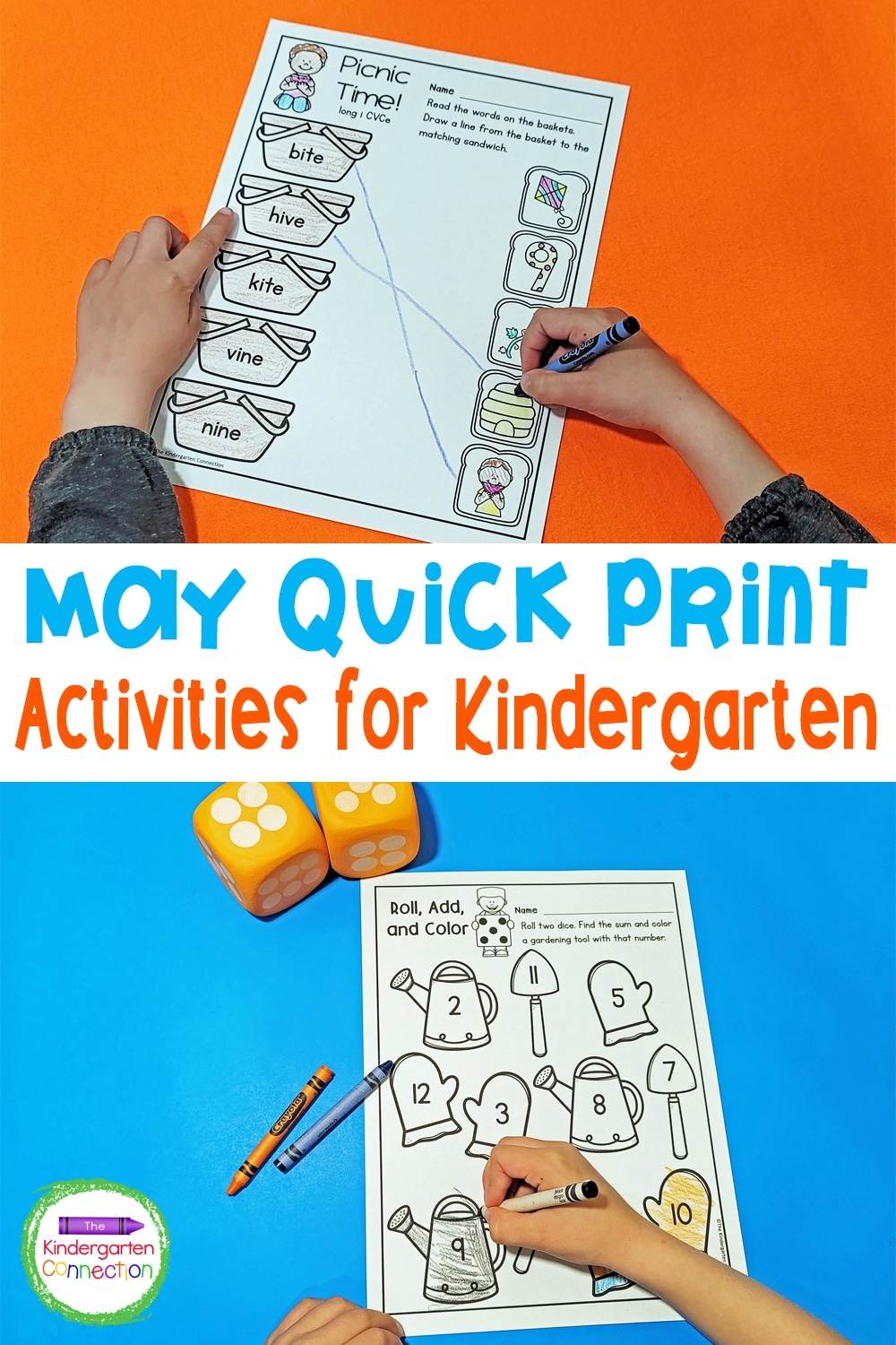 Kindergarten May Printables For Math U0026 Literacy