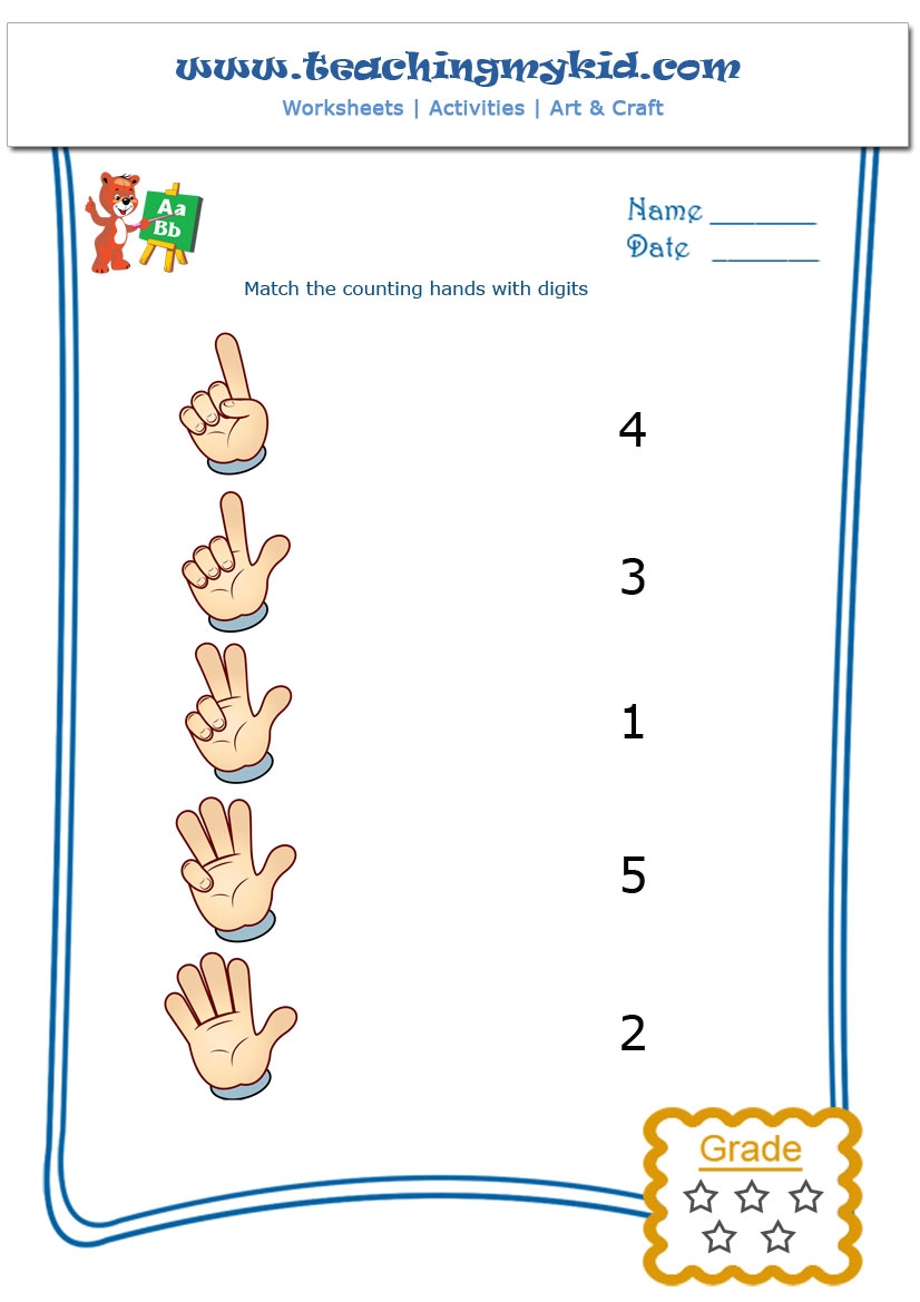 Homework For Preschool Math Activities Printables