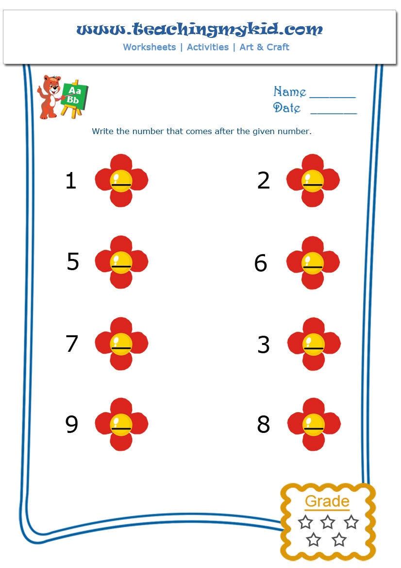 Free Printable Toddler Math Worksheets Free Printable Toddler Math Worksheets